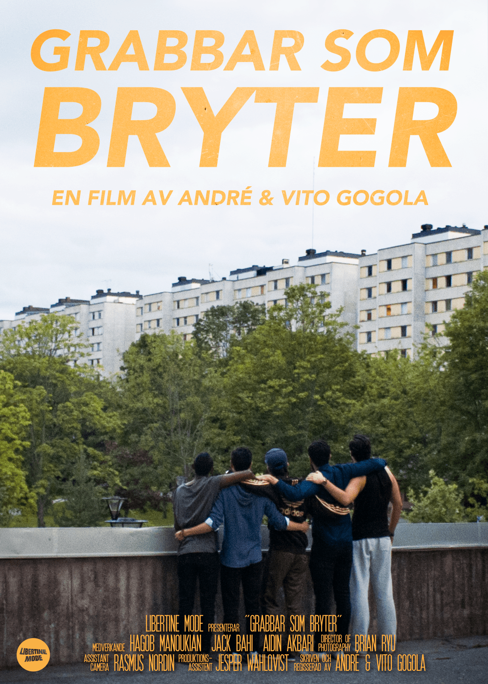 Grabbar Som Bryter Poster